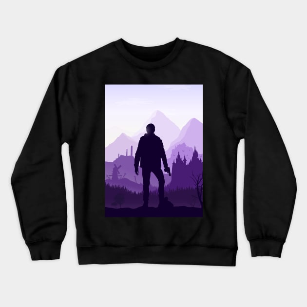 Ethan Winters Crewneck Sweatshirt by GeekyGamingStuff